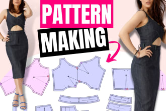 deliver expert pattern making services for your sewing patterns
