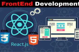 develop reactjs web application and fix errors as react js developer