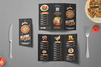 design creative excellent restaurant menu, menu board design, and food menu