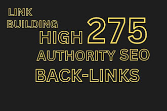 do 275 pr9, link building with high authority backlinks