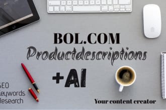 write product descriptions for bolcom
