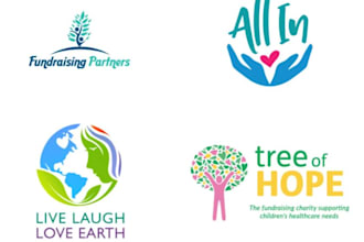 create beautiful community, charity, non profit logo