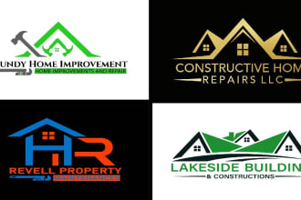 design incredible construction, painting, decorating logo