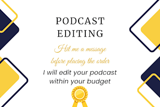 edit your podcast perfectly