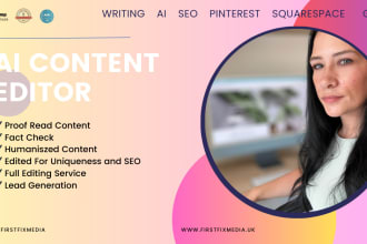 professionally edit, and humanize your chatgpt ai content