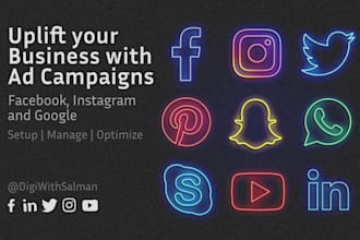 be your facebook, instagram and google ads manager expert