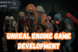 develop unreal engine 3d multiplayer mmorpg, moba, 3d rpg game
