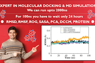 do protein ligand docking and MD simulation