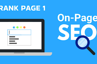 complete technical and on page SEO for 1 month