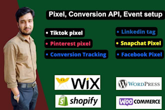 setup meta pixel, conversion API, tiktok pixel, linkedin tag, facebook pixel