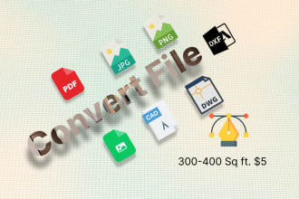 convert pdf to autocad dwg dxf
