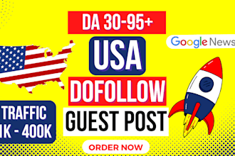 do USA guest post with dofollow backlink for off page SEO