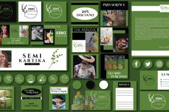 design luxury signature logo, branding kit and brand identity
