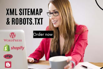 fix, create, or optimize xml sitemap and robots txt files for website SEO