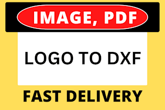 convert logo to autocad dxf, dwg, vector
