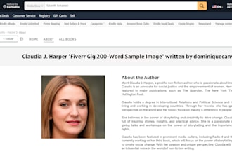 copywrite a website, linkedin profile bio, about me page, christian author bio