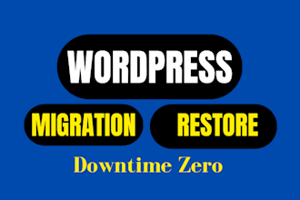 do wordpress migration or restoration less than 24 hours