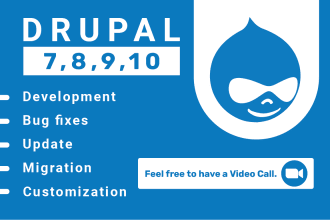 develop and help in drupal websites