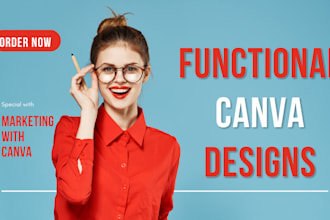 design functional social media marketing posts and videos with canva pro
