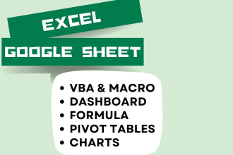 create and fix any excel formula and google sheets