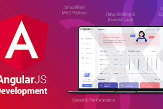 develop website or web application by angularjs