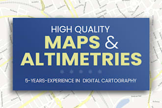 create professional maps, routes and altimetries
