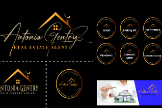 do creative real estate, realtor, signature logo design