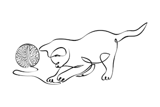 draw a continuous line art illustration of your photo