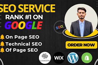 do complete onpage technical SEO solutions for wordpress, wix, squarespace
