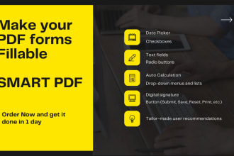 convert your documents to fillable PDF forms