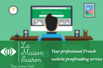 proofread and correct your french website