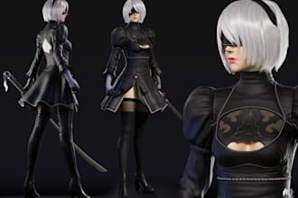 model a 3d character