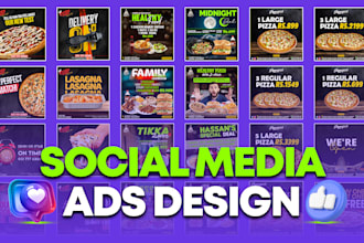design premium facebook or instagram ads images