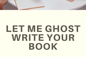 ghost write your book