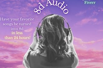 turn multiple audio files into 8d in less than 24 hours