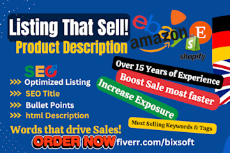write engaging german product descriptions for online stores