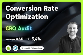 help you increase your conversion rate with optimization, neuromarketing and UX