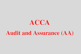 teach you acca f8 audit and assurance aa