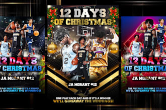 design professional flyer or poster for your basketball in just 24 hour