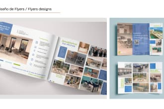 create an elegant and minimum brochure, catalog, magazine, or posters you need