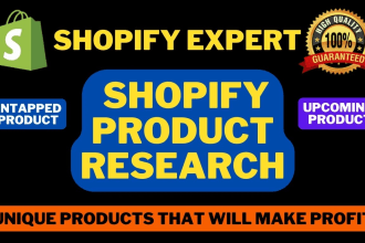 find proved winning products for shopify dropshipping store