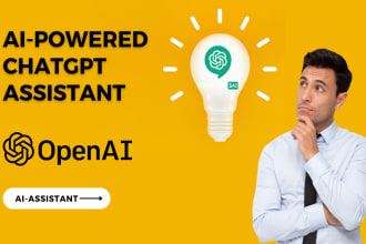 create custom chatgpt ai chatbot for website or customer service