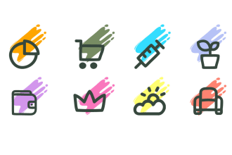 draw unique custom hand drawn icons, line icons or flaticon