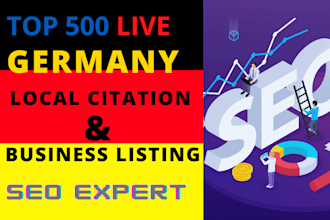 do 500 germany local citations local listing for SEO