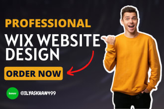 create wix website design or wix website redesign in just 24 hours