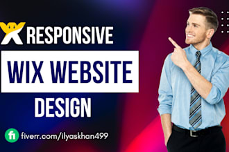 create wix website design or wix website redesign in just 24 hours
