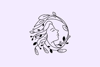 do sophisticated, luxe feminine logo design for your brand