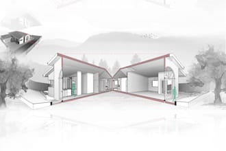 make 2d presentation architectural renderings
