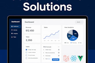 build saas app with laravel, react vue from idea to launch