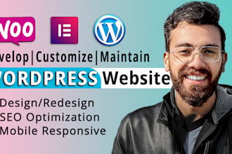 build wordpress website design, redesign wordpress business website development